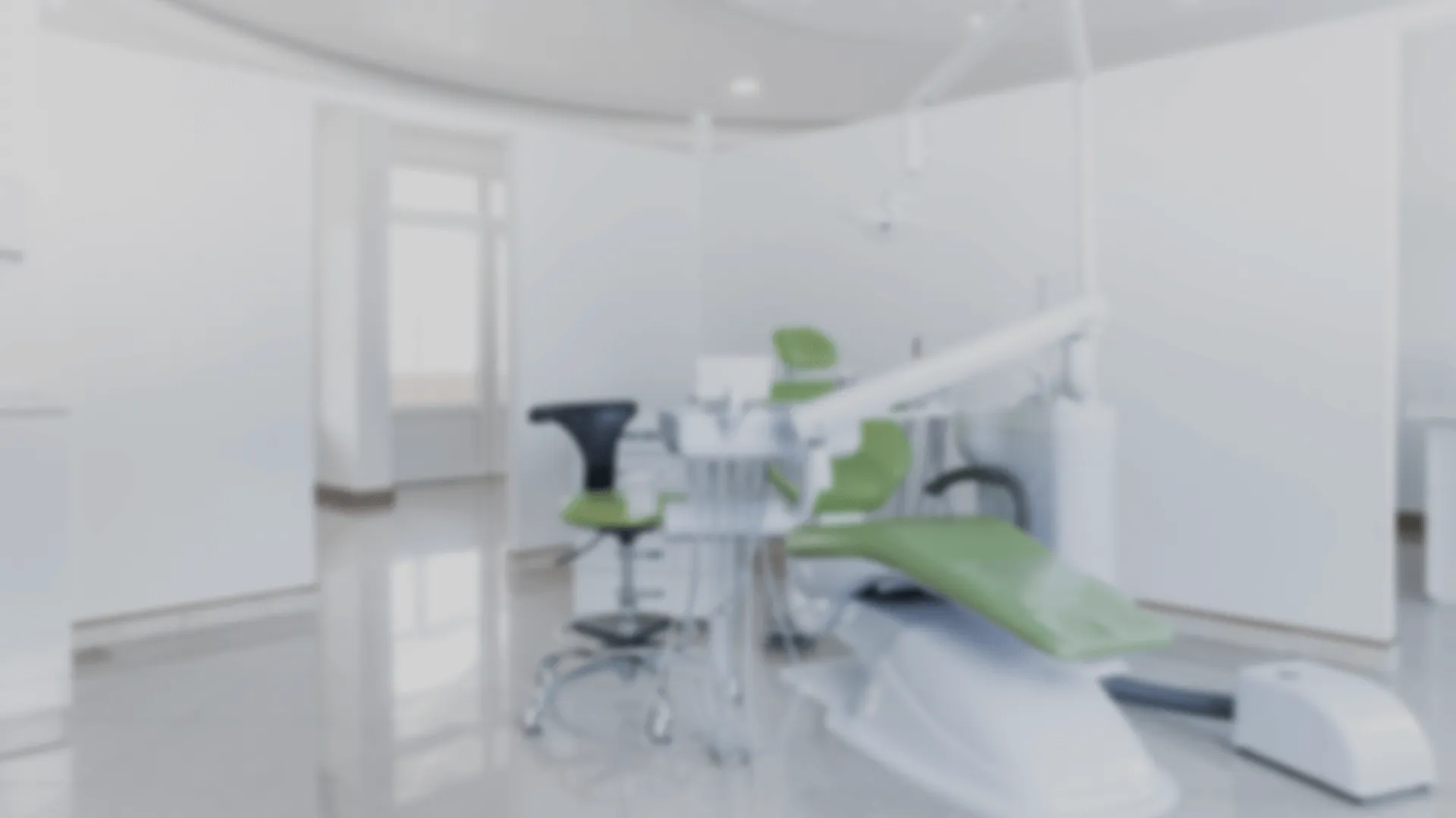 Blurred image of dentist's office