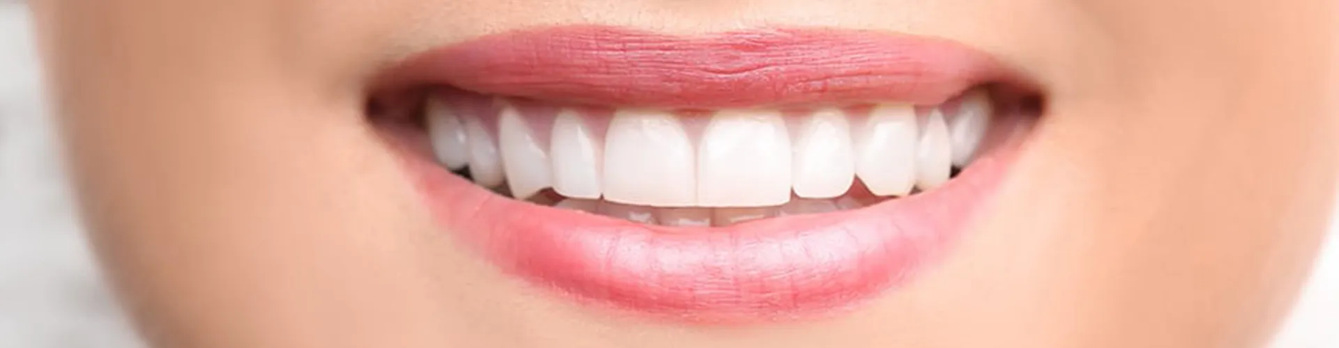 Close-up of a smile.